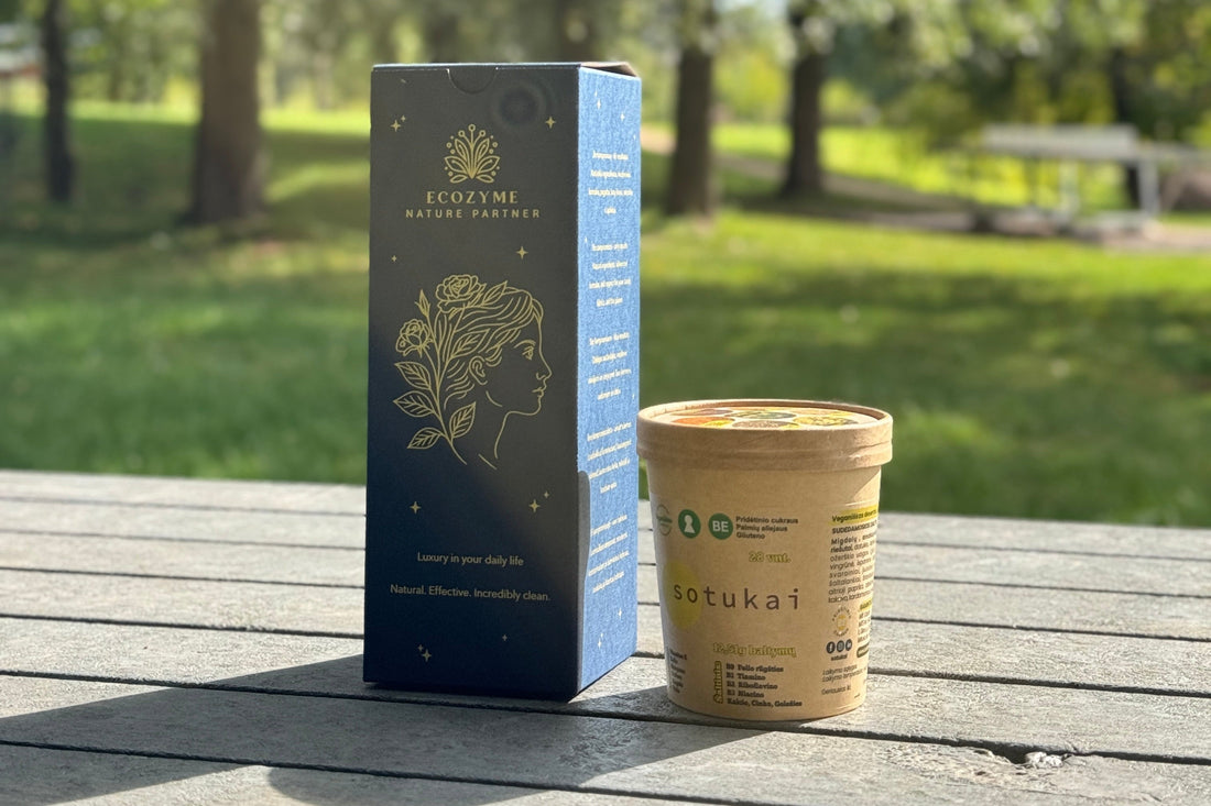 Ecozyme × Sotukai.lt: natūrali švara ir subalansuotas užkandis – kasdieniam gerbūviui