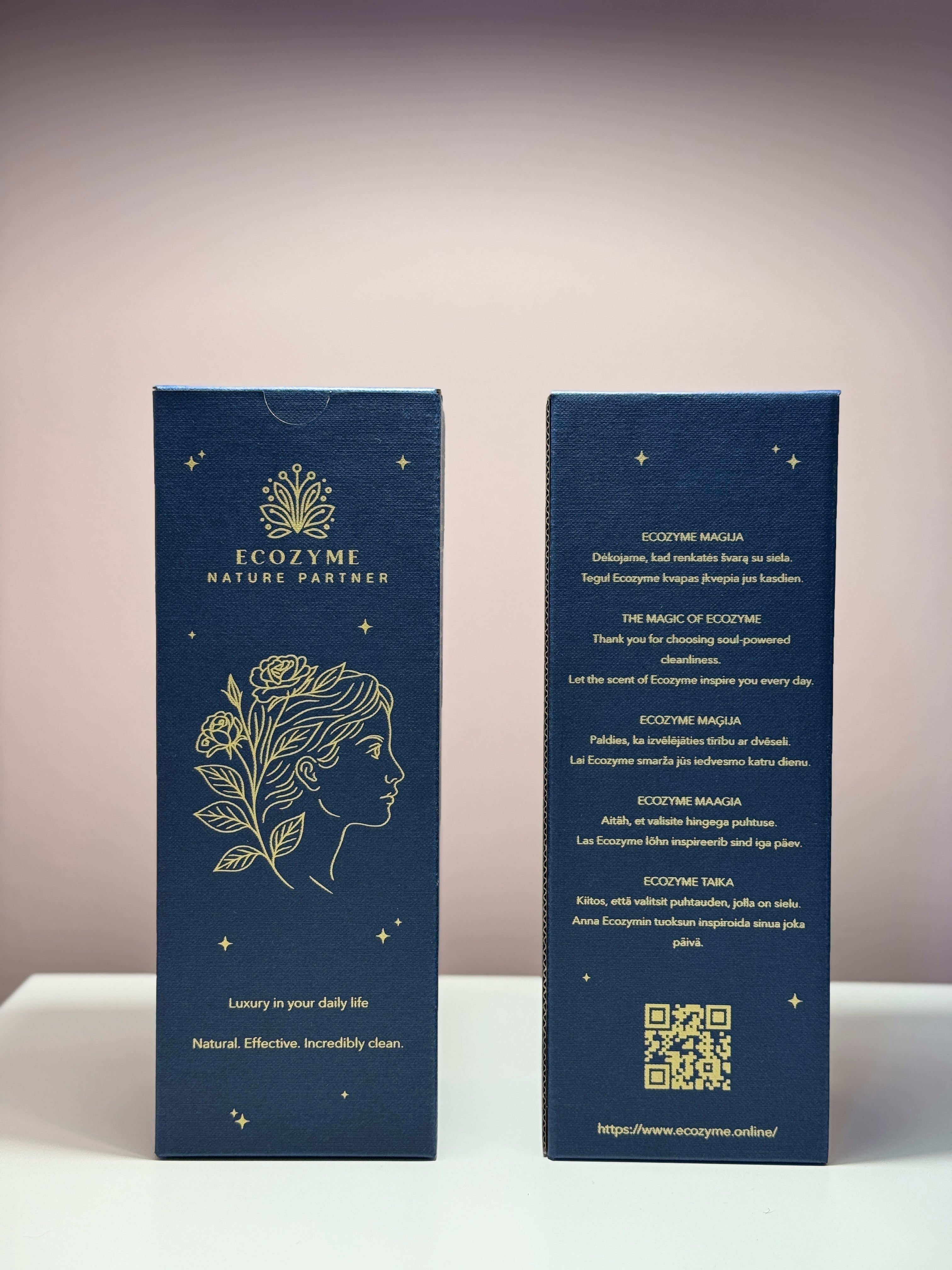 Box for detergent or fabric softener